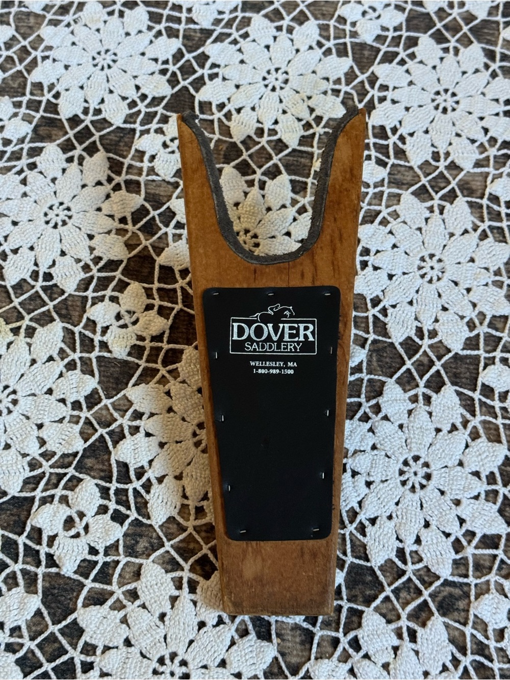 Vintage Dover Saddlery Wooden Boot Jack Equestrian Riding Boot Remover